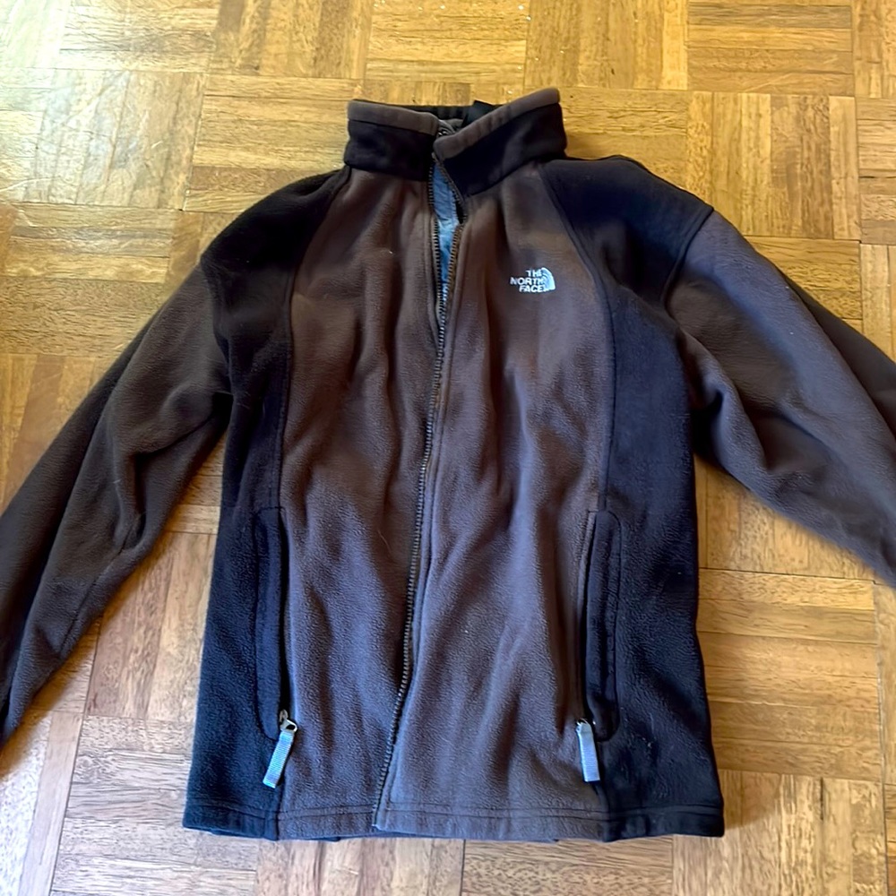 Womens small brown north face jacket (used)